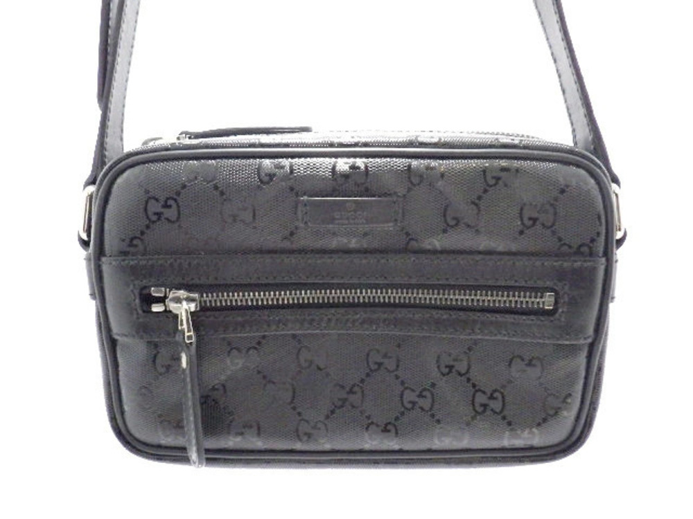 Gucci Bag Hobo Canvas Black